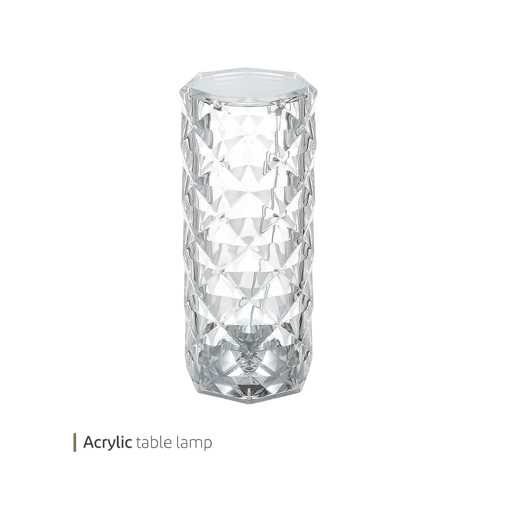 تصویر از اباژور رومیزی اکرولیک استوانه وایت پلیت کد 96.21143m یک عددی