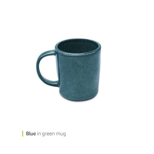 تصویر از ماگ بلو این گرین وایت پلیت کد 880.18m یک عددی