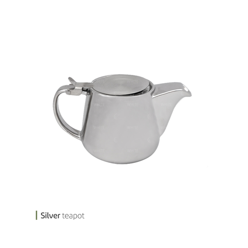 تصویر از قوری سیلور براق درب استیل وایت پلیت کد 1468gsm یک عددی