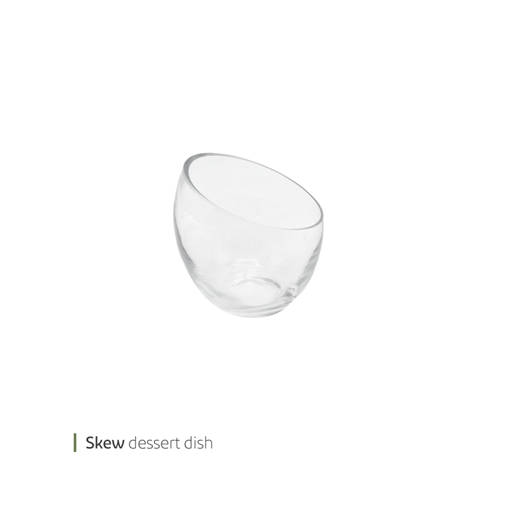 تصویر از دسر خوری بلور اسکیو بدون پایه وایت پلیت کد 93.658439m یک عددی