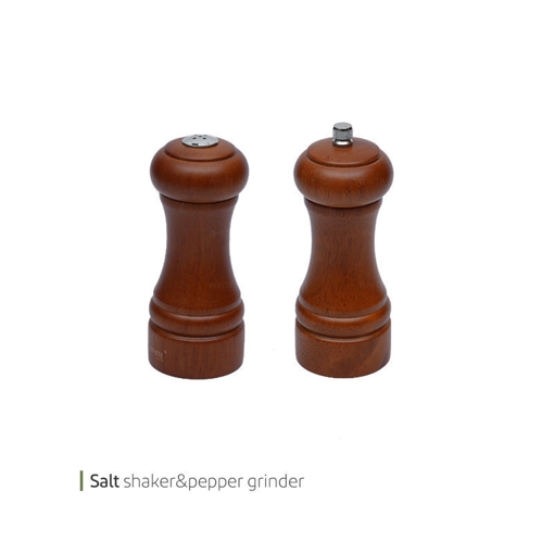 تصویر از فلفل ساب و نمکدان قرمز قهوه ای روشن وایت پلیت کد 1206.4m یک عددی