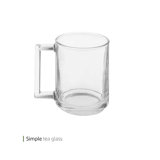 تصویر از لیوان چای سیمپل 330 سی سی وایت پلیت کد 1.407112mn یک عددی