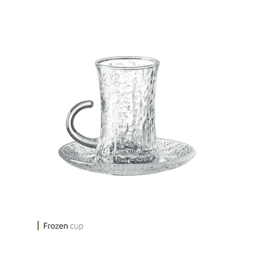 تصویر از استکان و نعلبکی فروزن 100 سی سی وایت پلیت کد 1.415mn یک عددی