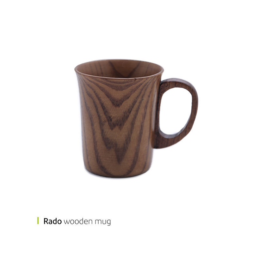 تصویر از ماگ چوبی وودن رادو 270 وایت پلیت کد 5946.8m یک عددی