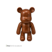 تصویر از مجسمه bearbrick وودن وایت پلیت کد 96.02368 یک عددی