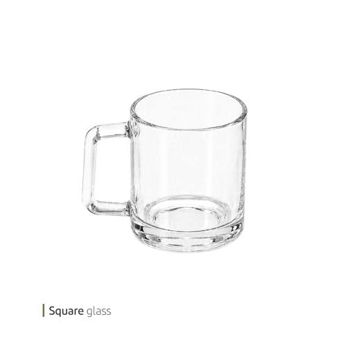 تصویر از لیوان چای دسته دار اسکوئر 170 سی سی وایت پلیت کد 362.401170 یک عددی