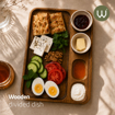تصویر از صبحانه خوری چهارخانه چوبی وایت پلیت 8552 یک عددی
