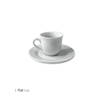 فنجان و نعلبکی اسپرسو فلت 80 سی سی تقدیس کد 61230 شش عددی