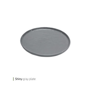 پیش دستی شاینی گری 22 سانت وایت پلیت کد 880.110 یک عددی