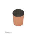 لیوان استیل ابکاری شده مسی گرادینت وایت پلیت کد 352.62 یک عددی