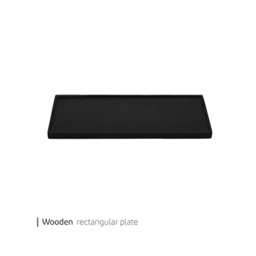 دیس چوبی مستطیل 30 سانت وایت پلیت کد 8687 یک عددی