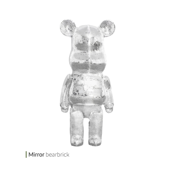 مجسمه bearbrick اینه ای وایت پلیت کد 96.3680 یک عددی مجسمه bearbrick اینه ای وایت پلیت کد 96.3680 یک عددی - تصویر 1