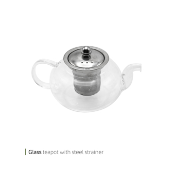 قوری صافی استیل سیمپل 600 سی سی وایت پلیت کد  93.6583120 یک عددی