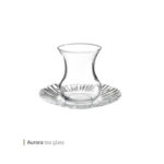 استکان و نعلبکی ارورا 155 سی سی پاشا باغچه کد 95961mn یک عددی