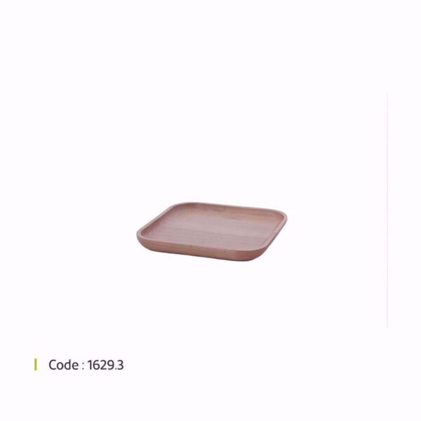 پیش دستی چوبی مربع بامبو وایت پلیت کد 1629.3 یک عددی
