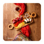 سینی چوبی دسته دار وایت پلیت کد 12036 یک عددی - تصویر 2