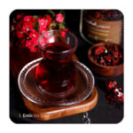 استکان و نعلبکی انتیک 150 سی سی پاشا باغچه کد 96575 شش عددی - تصویر 2