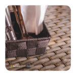 سبد پارچه ای مربع وایت پلیت کد 12275 یک عددی - تصویر 3