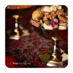 پیاله پایه دار برنجی وایت پلیت کد 0173 یک عددی - تصویر 3