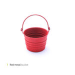 سطل دسته دار فلزی متال متوسط وایت پلیت کد 7064 یک عددی - تصویر 4