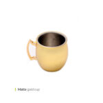 فنجان اسپرسو استیل ابکاری شده 60 سی سی وایت پلیت کد 7123 یک عددی - تصویر 2