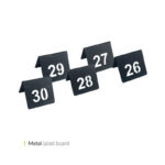 شماره میز متال 21 تا 30 وایت پلیت کد 306222 یک عددی - تصویر 2