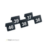 شماره میز متال 31 تا 40 وایت پلیت کد 406222 یک عددی - تصویر 2