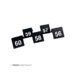 شماره میز متال 51 تا 60 وایت پلیت 606222 یک عددی - تصویر 2