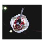 قاشق چوبی اسپرسو مشکی وایت پلیت کد 1650.6 شش عددی - تصویر 3