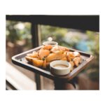 بشقاب چوبی مربع 25 سانت وایت پلیت کد 8525  یک عددی - تصویر 5