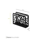 جا دستمالی متال طرح استونز وایت پلیت کد 6230 یک عددی - تصویر 2