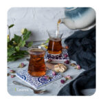 زیر لیوانی سرامیک سنتی وایت پلیت کد 5924.101m یک عددی - تصویر 2
