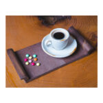 سینی چوبی کاستا 22 سانت وایت پلیت کد 8565 یک عددی - تصویر 4