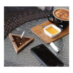 زیر سیگاری چوبی مثلث وایت پلیت کد 8091 یک عددی - تصویر 3