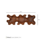 دیس چوبی کلاد دست ساز 49 سانت وایت پلیت کد 8643.1 یک عددی - تصویر 2