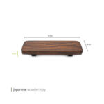 سینی چوبی ژاپنی متوسط 35 سانت وایت پلیت کد 8577m یک عددی - تصویر 2