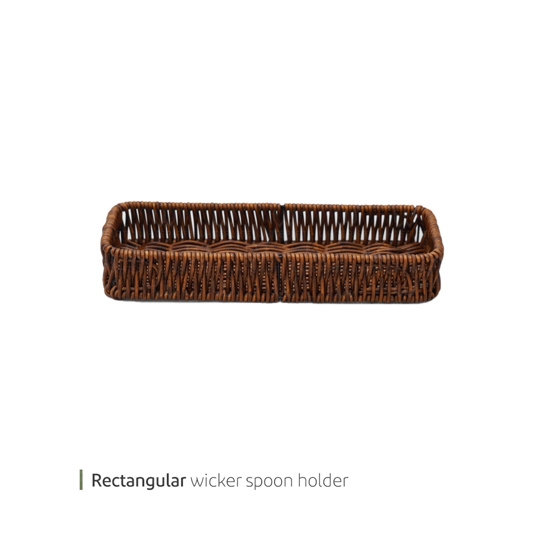 39103-0039103_-96551- جا قاشقی حصیری مستطیل وایت پلیت کد 96.551 یک عددی - تصویر 1