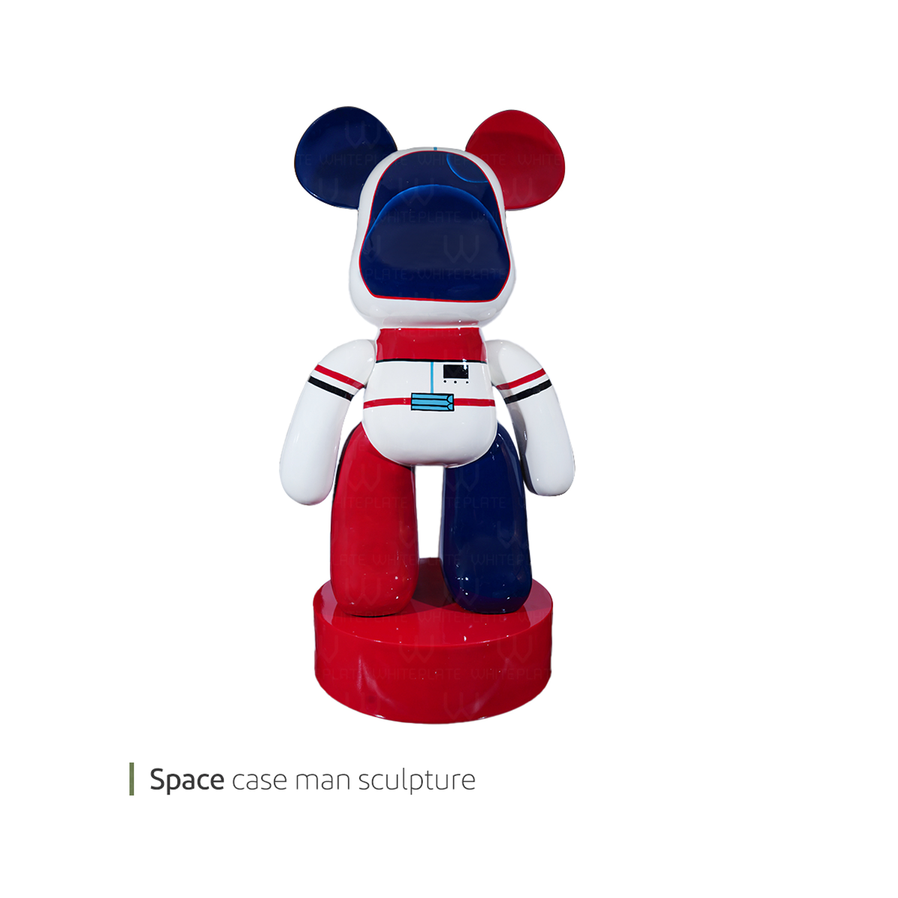 39186-0039186_-space-case-man-9635137- مجسمه space case man وایت پلیت کد 96.35137 یک عددی - تصویر 1