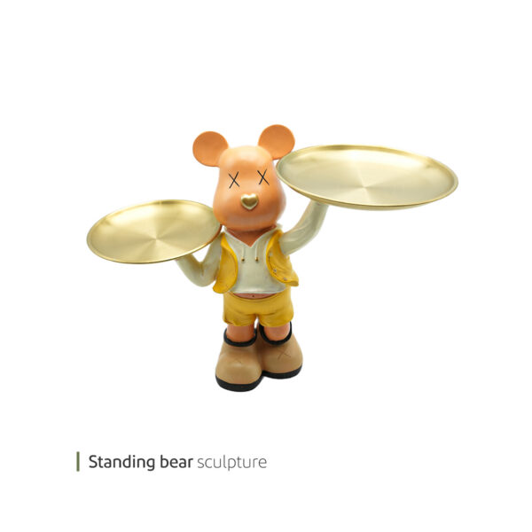 مجسمه standing bear وایت پلیت کد 94.22006 یک عددی