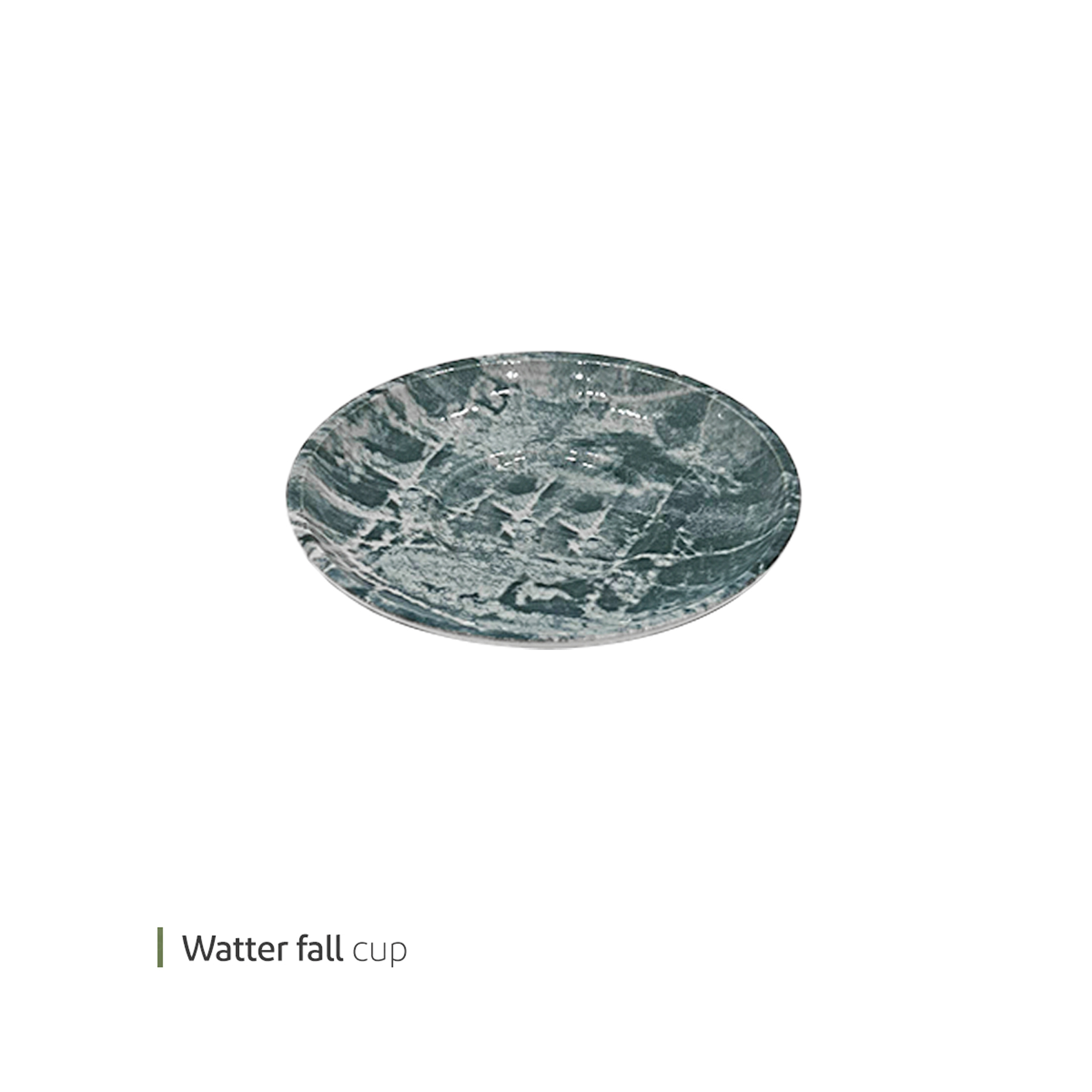 43944-0043944_-271747m- نعلبکی تک لاته واتر فال وایت پلیت کد 27.1747m یک عددی - تصویر 1