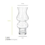 ليوان کندل استيک گلس 550 سی سی وایت پلیت کد 79.361202 یک عددی - تصویر 2