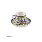 فنجان و نعلبکی اسپرسو ترنج وایت پلیت کد 142723m یک عددیend