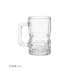 لیوان چای دسته دار   کارول 120 سی سی  وایت پلیت کد 43.9220 شش عددی