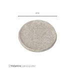 دیس گرد ملامین پانادا 33 سانت پبل وایت پلیت کد 64.335 یک عددی (قیمت ندارد) - تصویر 2