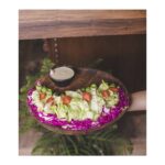 بشقاب چوبی گرد 25 سانت وایت پلیت کد 8528 یک عددی - تصویر 4