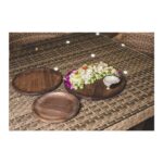بشقاب چوبی گرد 25 سانت وایت پلیت کد 8528 یک عددی - تصویر 6