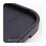 سينی چوبی مربع پایه دار 35 سانت وایت پلیت کد 8533 یک عددی - تصویر 3
