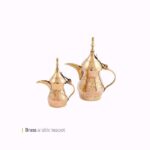 دله عربی برنجی وایت پلیت کد 3276 یک عددی - تصویر 2
